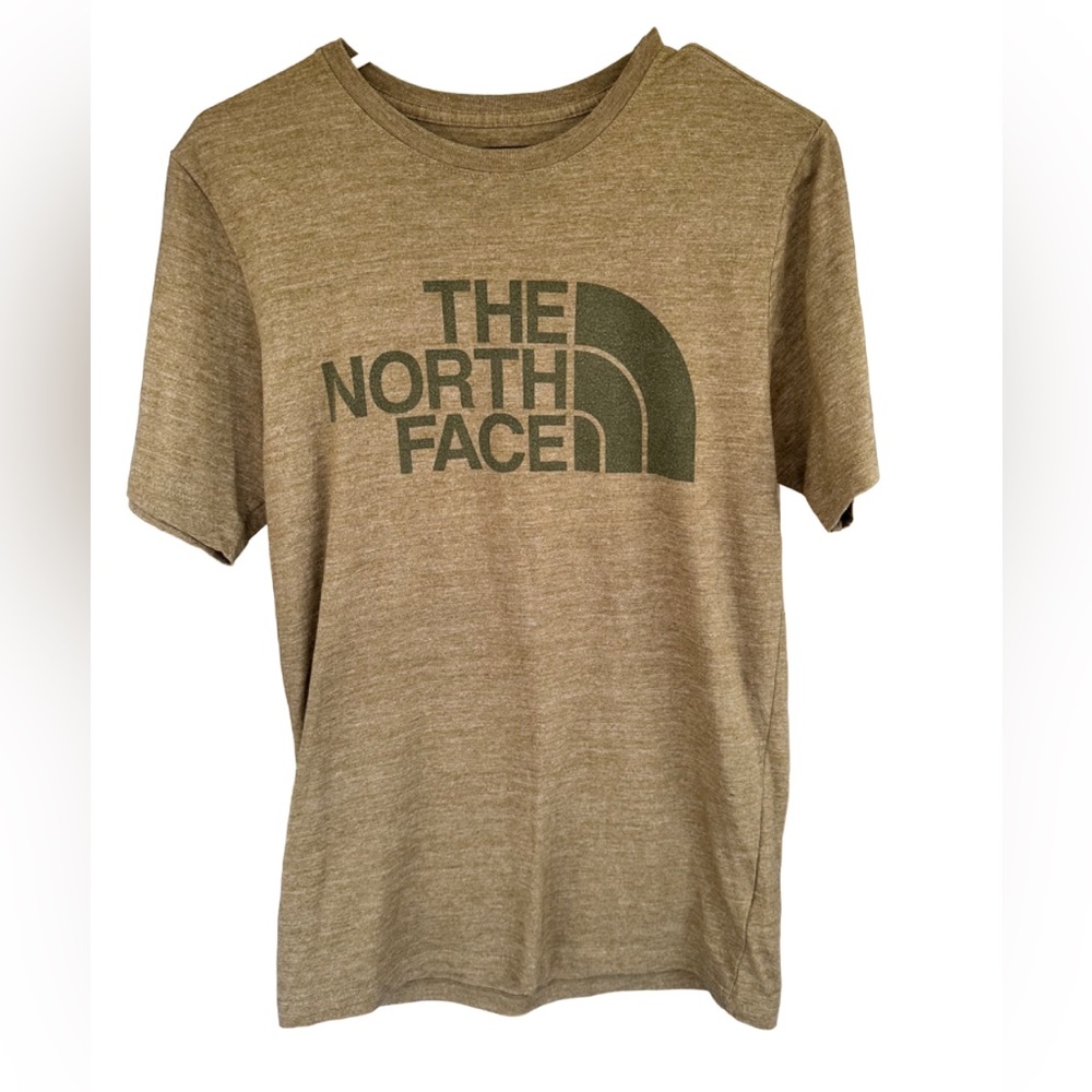 The North Face Mens T-shirt | Triblend Mens Tee | Olive Green Color | SZ: Small